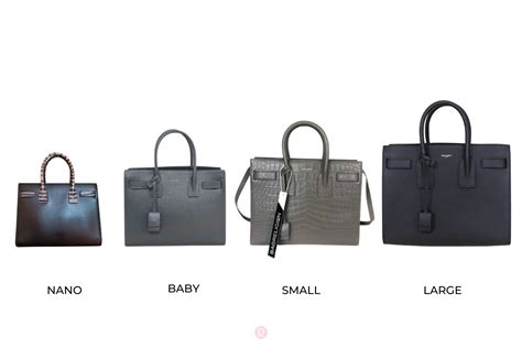 nano ysl size|The Ultimate Bag Guide: The Saint Laurent Sac de Jour Bag.